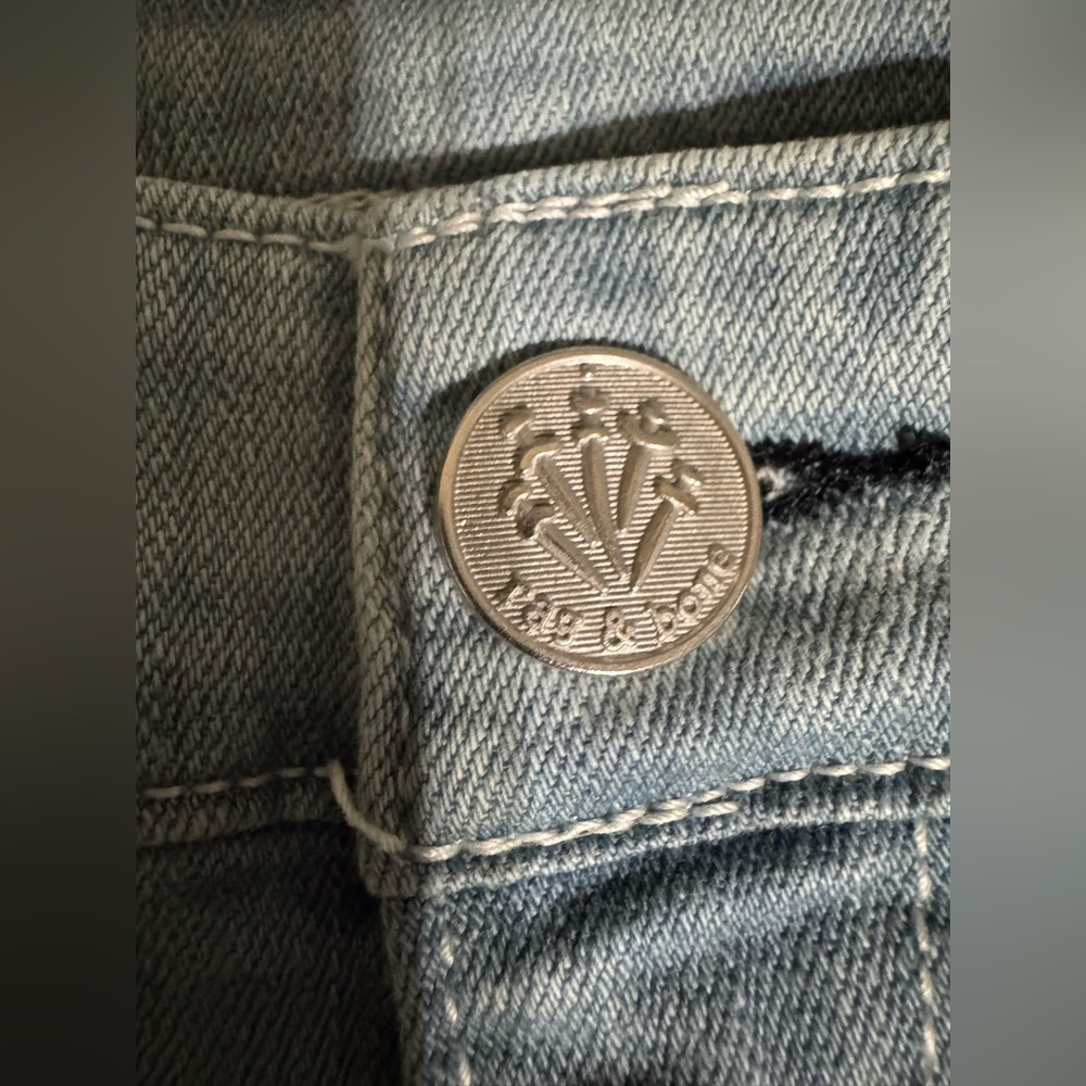 rag & bone Light Blue Flare & Wide Leg Jeans - Picture 9 of 14
